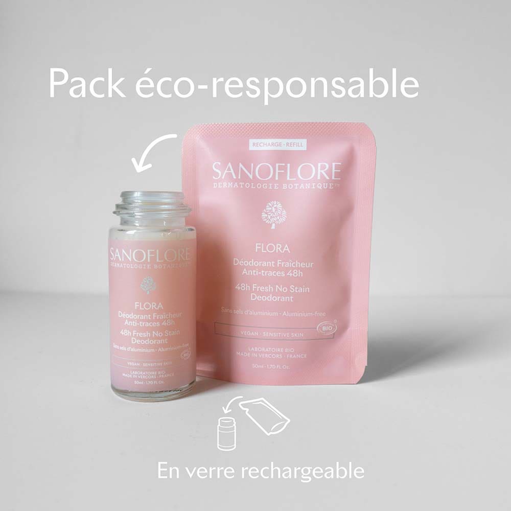 Sanoflore 48-hour Deodorants refill Flower 50ml (1.69fl oz)