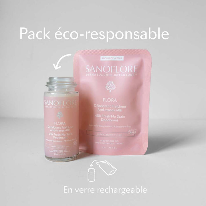 Sanoflore 48-hour Deodorants refill Flower 50ml (1.69fl oz)