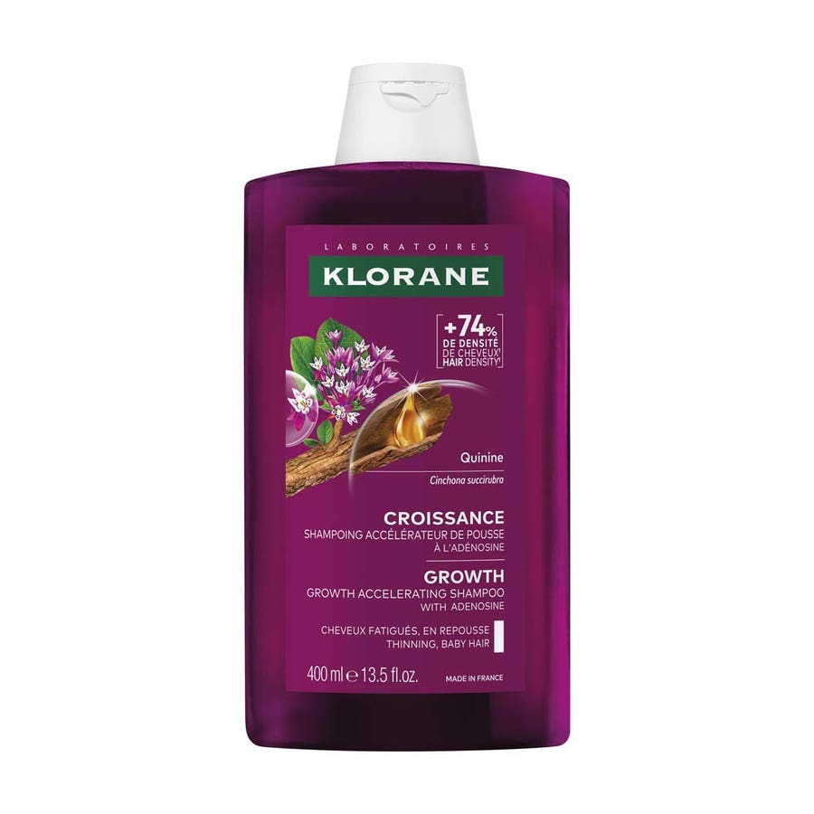 Klorane Quinine Growth-boosting shampoo 400ml (13.53 fl oz)