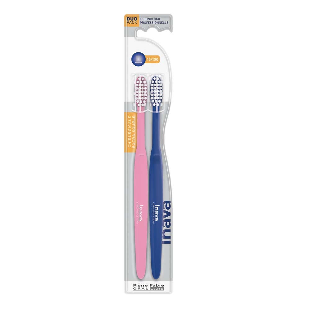 Inava Extra Soft Surgical Toothbrush 2 x