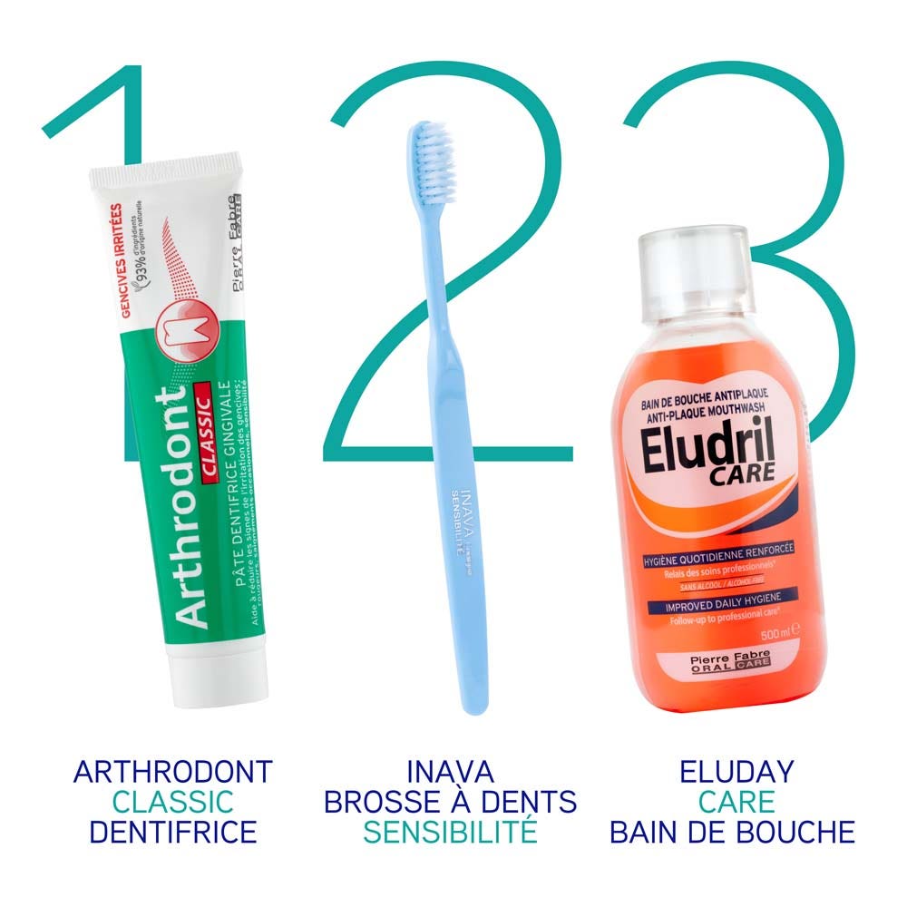 Inava Sensitive toothbrushes x 2