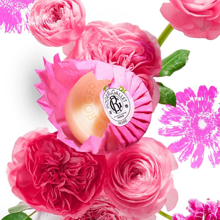 Roger & Gallet Rose Perfumed Soap Plant Base 3x100 g (3.53oz)