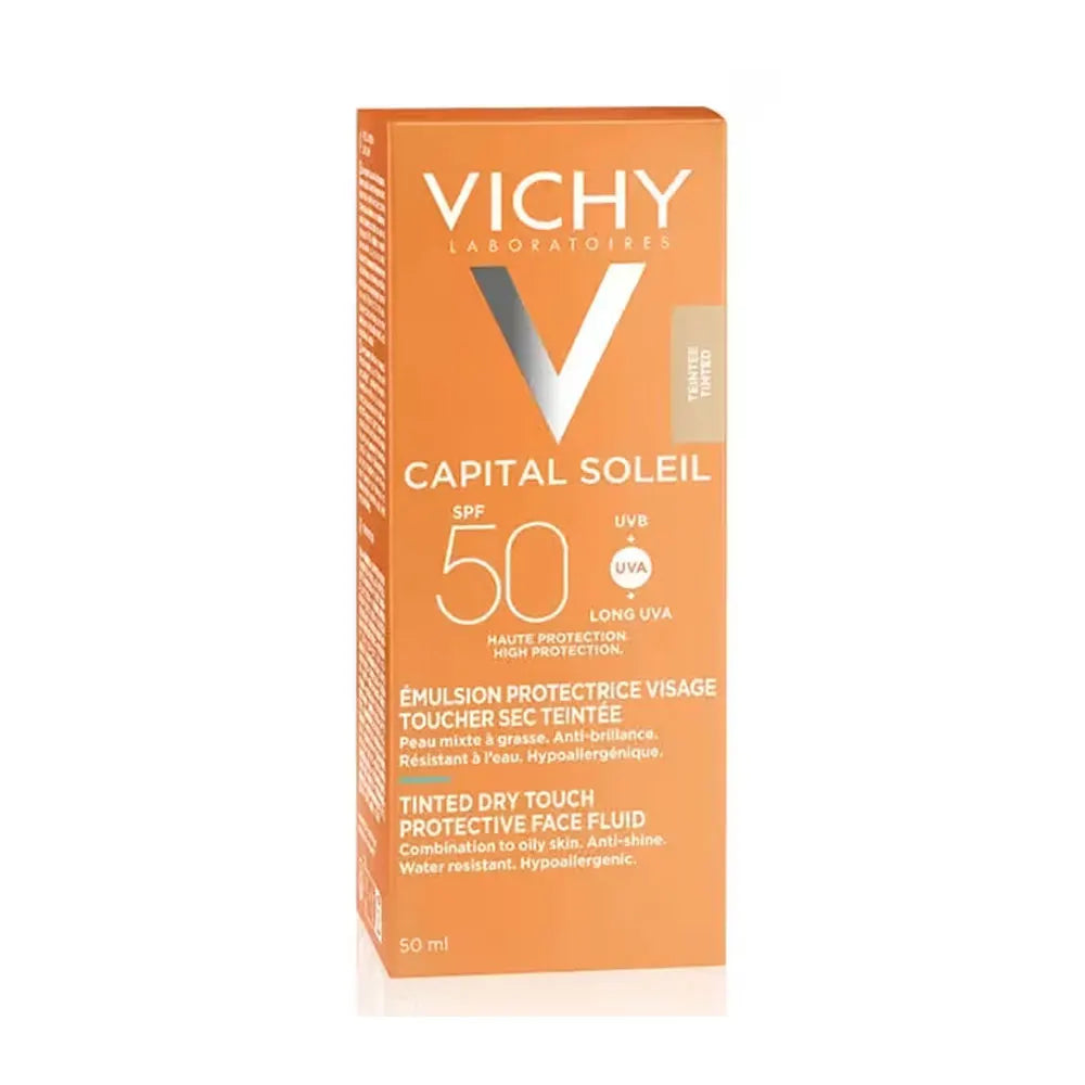 Vichy Capital Soleil Bb Tinted Dry Touch Face Fluid Spf50 50ml (1.69fl oz)