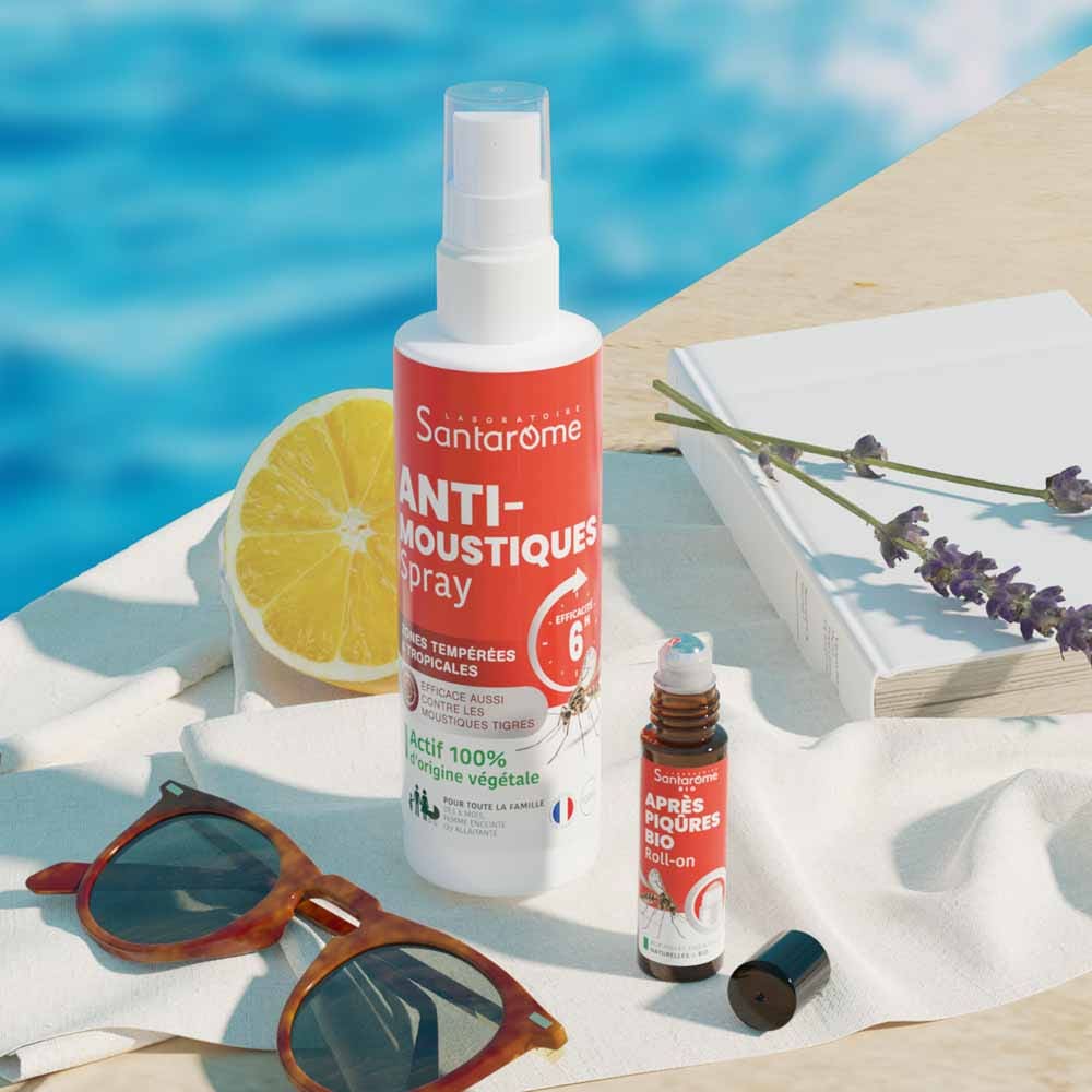 Santarome Anti-Mosquito Spray Temperate and tropical zones 100ml (3.38fl oz)