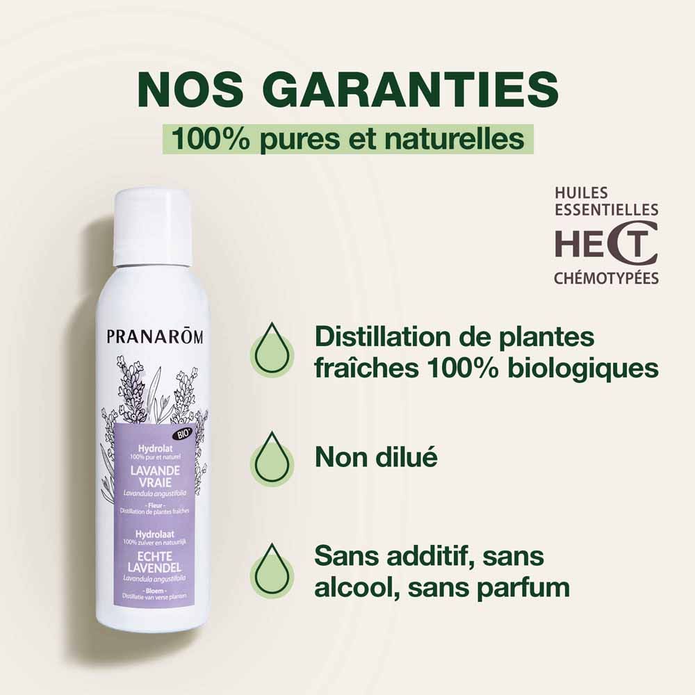 Pranarôm Les Hydrolats ORGANIC LAVENDER Hydrolat for Fragile Skin 150ml (5.07 fl oz)