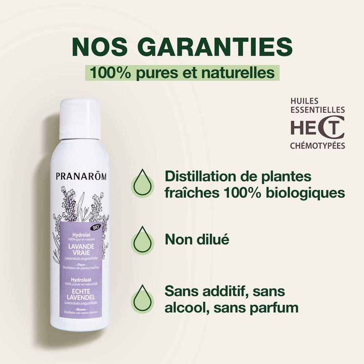 Pranarôm Les Hydrolats ORGANIC LAVENDER Hydrolat for Fragile Skin 150ml (5.07 fl oz)