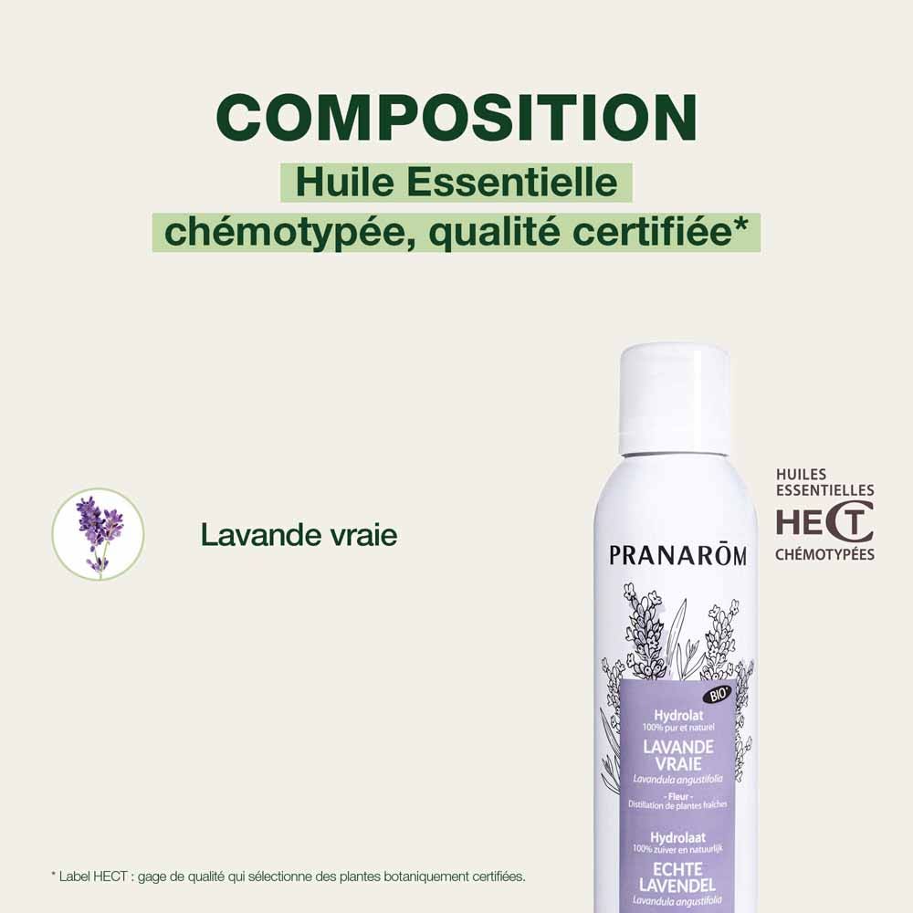 Pranarôm Les Hydrolats ORGANIC LAVENDER Hydrolat for Fragile Skin 150ml (5.07 fl oz)