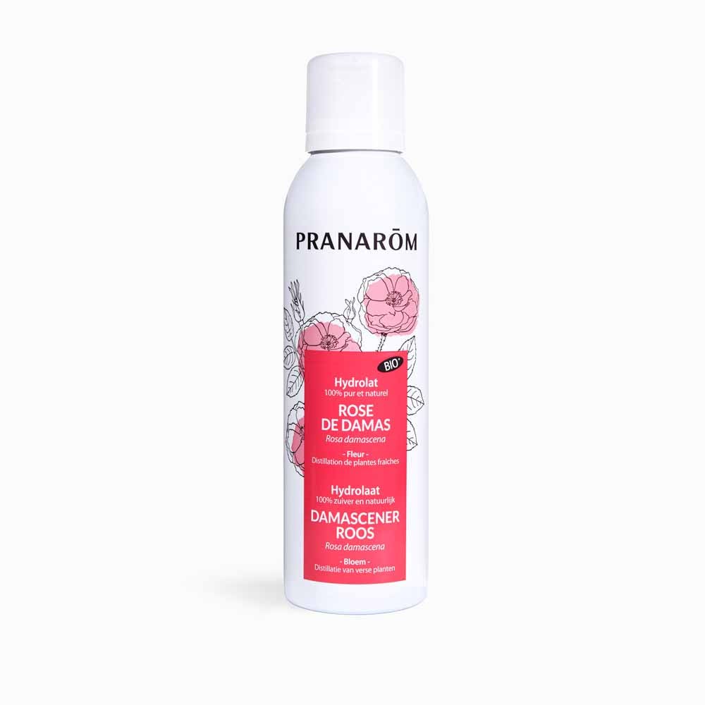 Pranarôm Les Hydrolats ORGANIC DAMASCUS ROSE hydrosol Tous Types de Peaux 150ml (5.07fl oz)