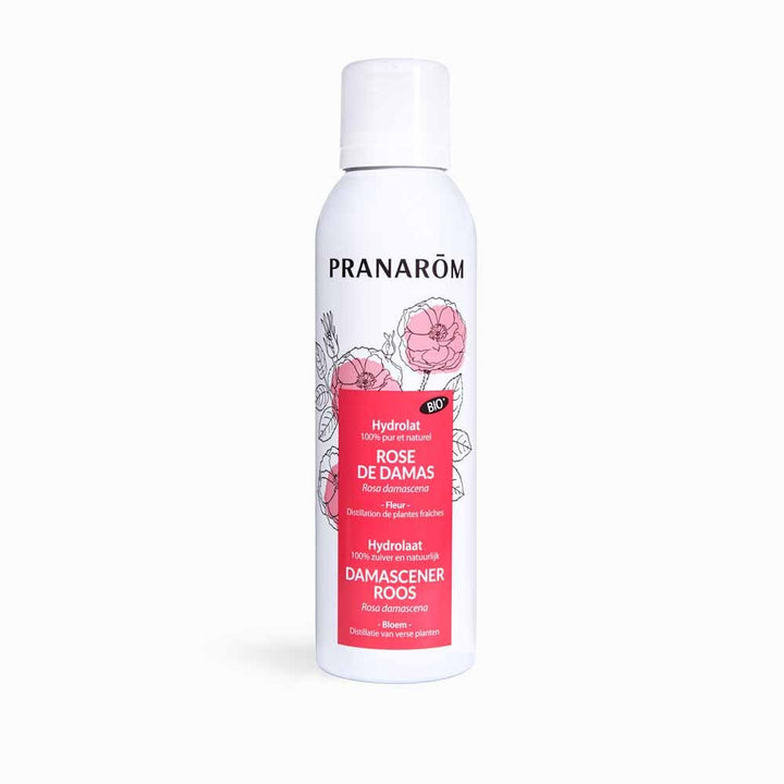 Pranarôm Les Hydrolats ORGANIC DAMASCUS ROSE hydrosol Tous Types de Peaux 150ml (5.07fl oz)