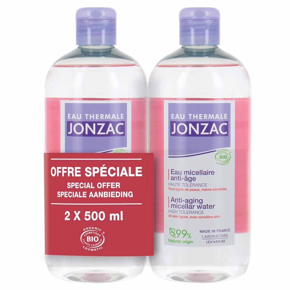 Eau thermale Jonzac Sublimactive Micellar Anti-Ageing Organic Water Sublimactive 2x500ml (16.91fl oz)
