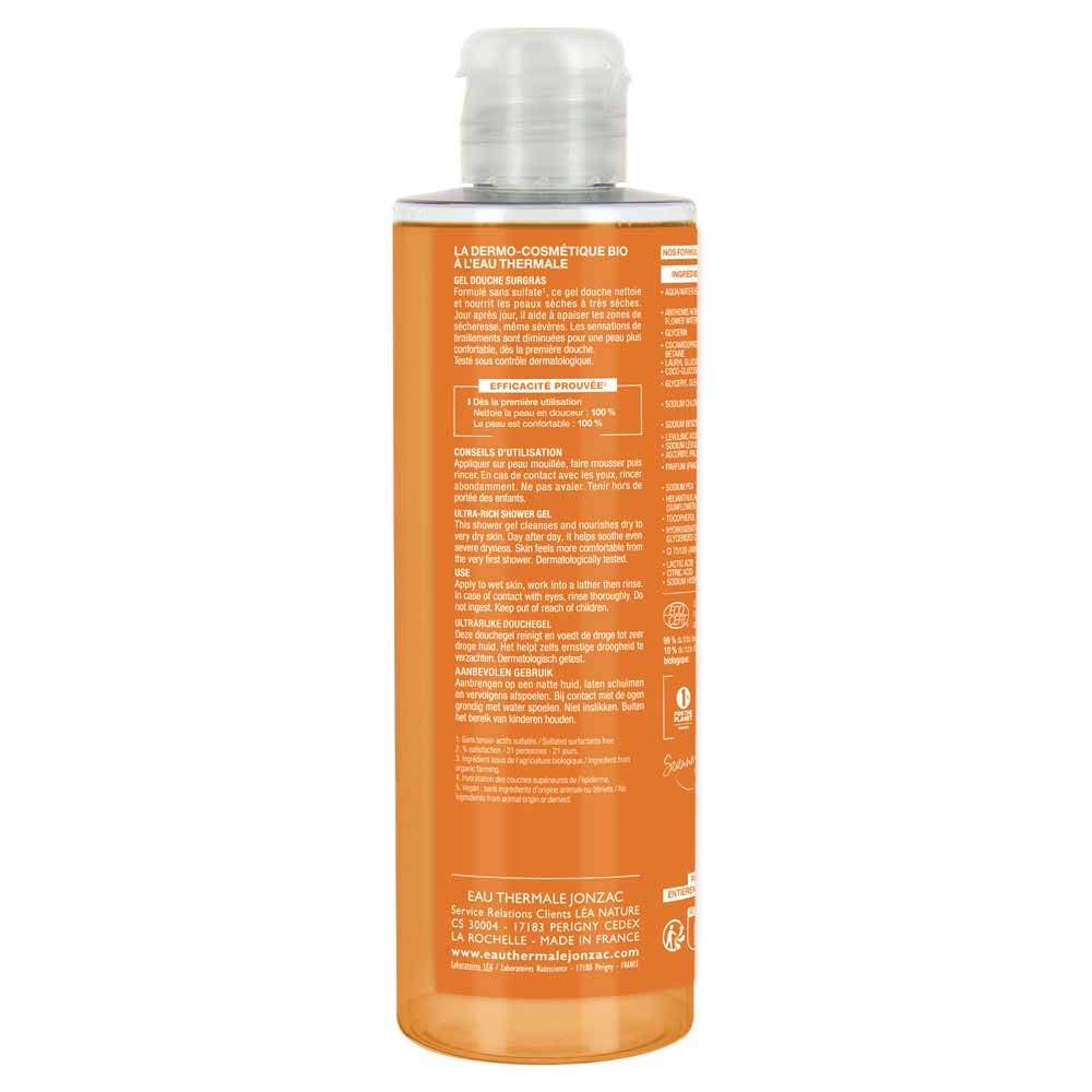 Eau thermale Jonzac Nourishing Organic Extra-Rich Shower Gel 250ml (8.45fl oz)