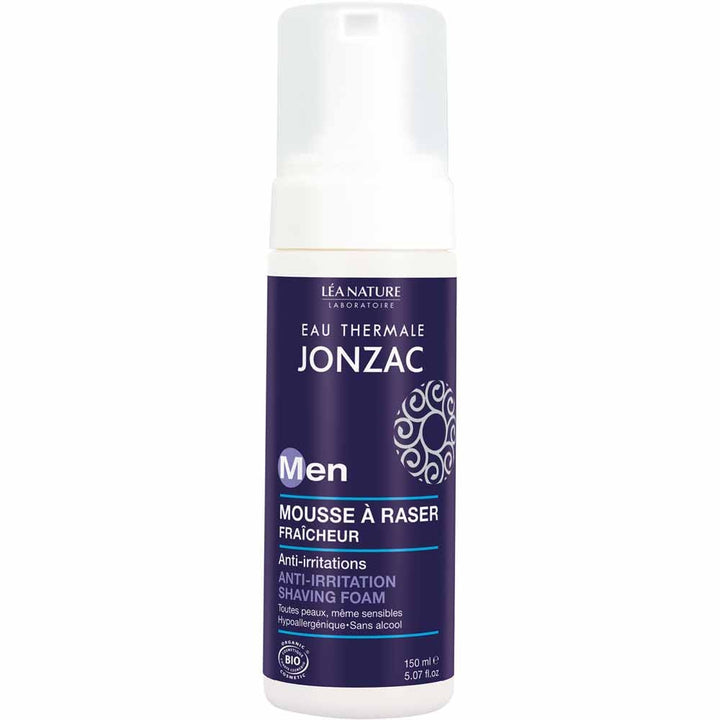 Eau thermale Jonzac Man Organic anti-irritation shaving foam for men 150ml (5.07fl oz)