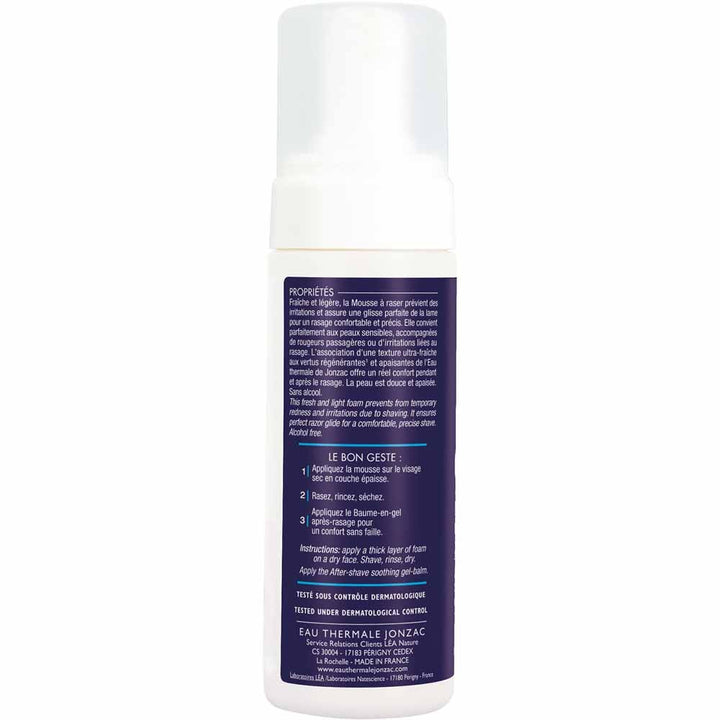 Eau thermale Jonzac Man Organic anti-irritation shaving foam for men 150ml (5.07fl oz)