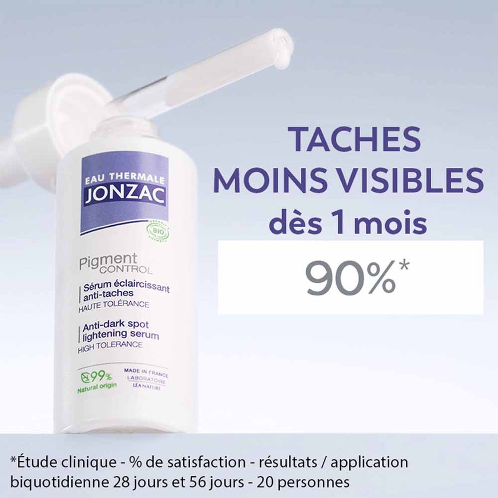 Eau thermale Jonzac Pigment Control Brightening organic dark spot serum 30 ml (1.01fl oz)