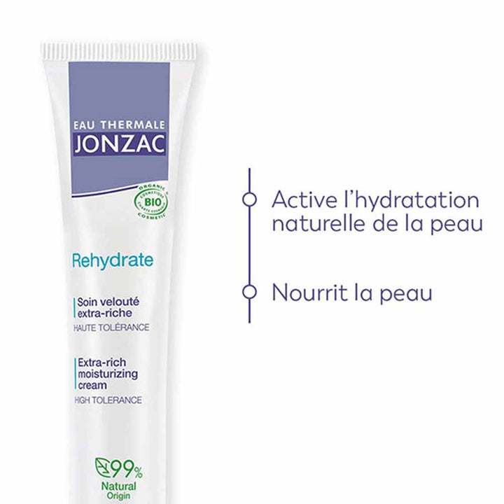 Eau thermale Jonzac REhydrate Extra Rich Velvety Organic Rehydrating Care 50ml (1.69fl oz)