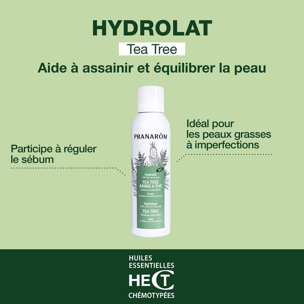 Pranarôm Les Hydrolats ORGANIC TEA TREE Hydrosol Peaux Abîmées 150ml (5.07fl oz)