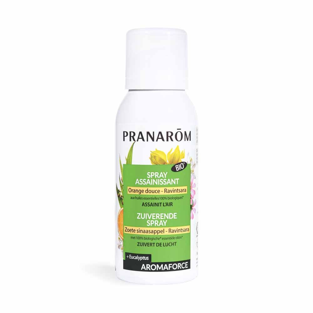 Pranarôm Aromaforce Sanitizing Spray Sweet Orange - Ravintsara 75ml (2.54fl oz)