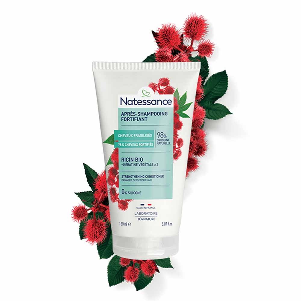 Natessance Fortifying Detangling Hair Conditioner with Castor Oil 150ml (5.07fl oz)
