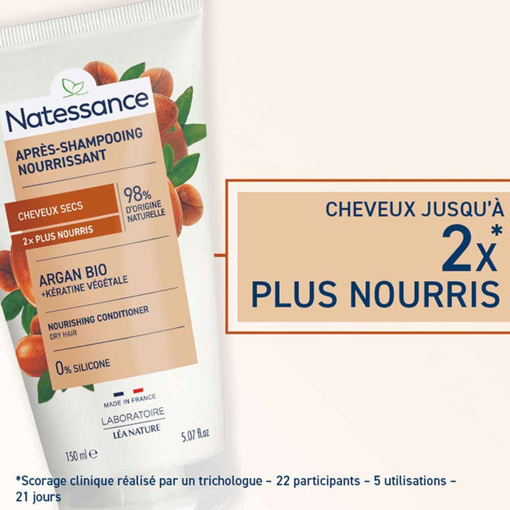 Natessance Capillary After-shampooing with Vegetable Keratin 150 ml (5.07fl oz)