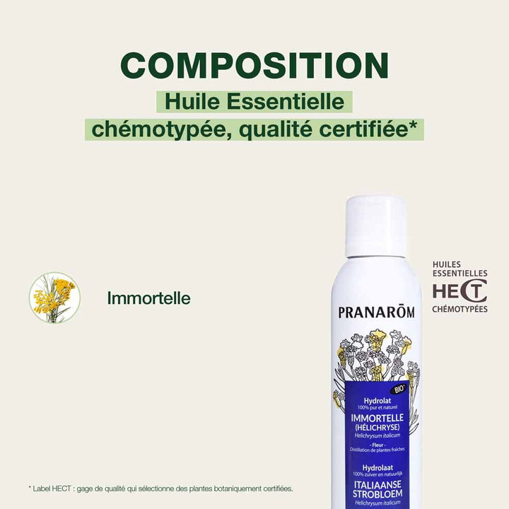 Pranarm Hydrosol of Organic Immortelle Helichrysum 150ml (5.07fl oz)