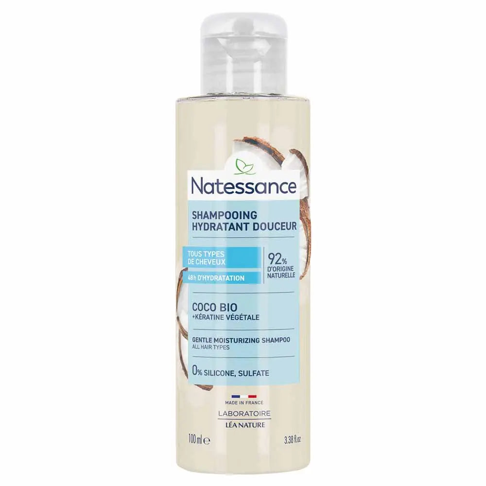 Natessance Argan and Botanical Keratin Shampoo 250ml (8.45 fl oz)
