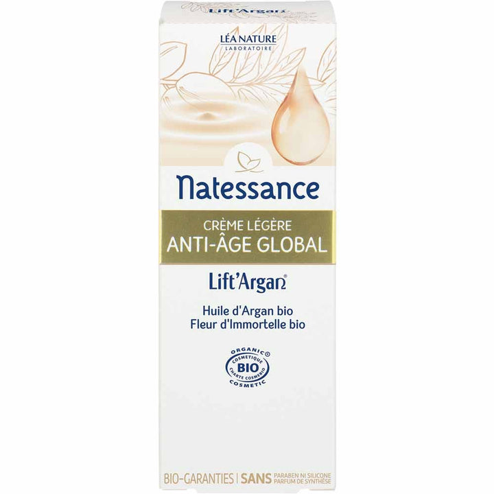Natesance Lift'argan Divinissime Immortelle Light Cream Bio 50ml (1,69fl oz)