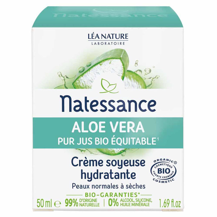 Natessance organique hydratant crème soyeuse 50 ml (1,69fl oz)