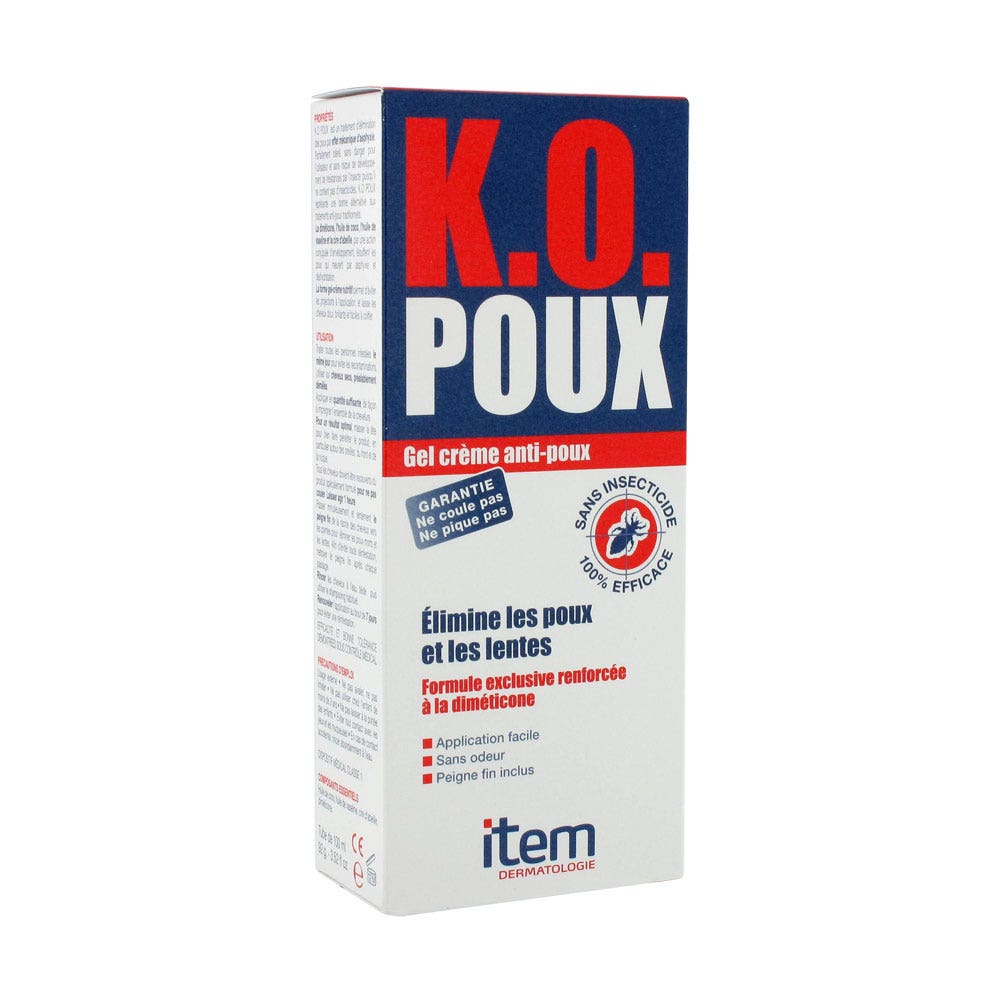 Item Dermatologie Item K.o. Poux Anti-lice Gel Cream 100ml (3.38fl oz)