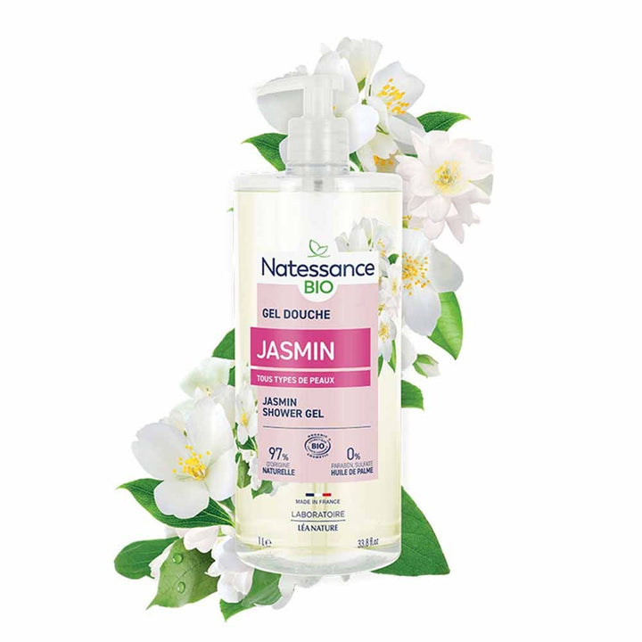 Natessance Shower Floral jasmine organic shower gel 1 L