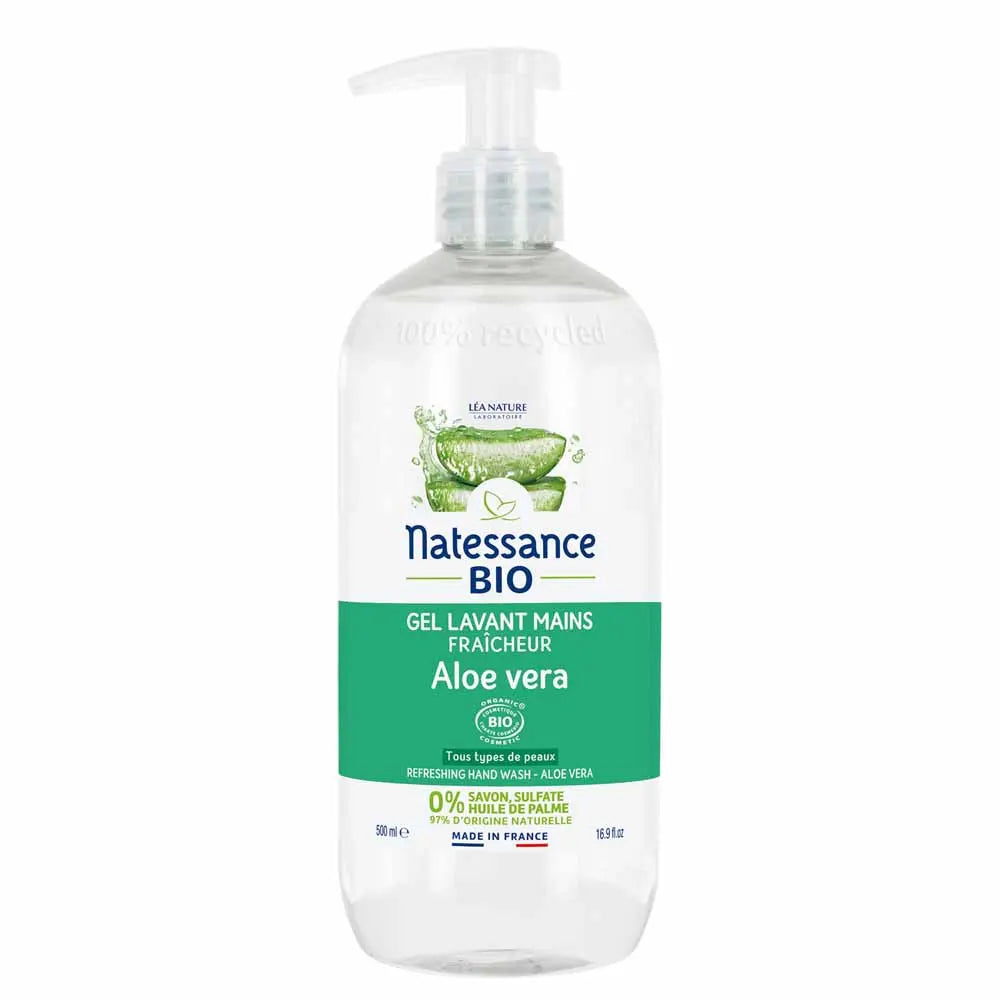 Natessance Aloe Vera Refreshing Hand Wash 500ml (16.90fl oz)