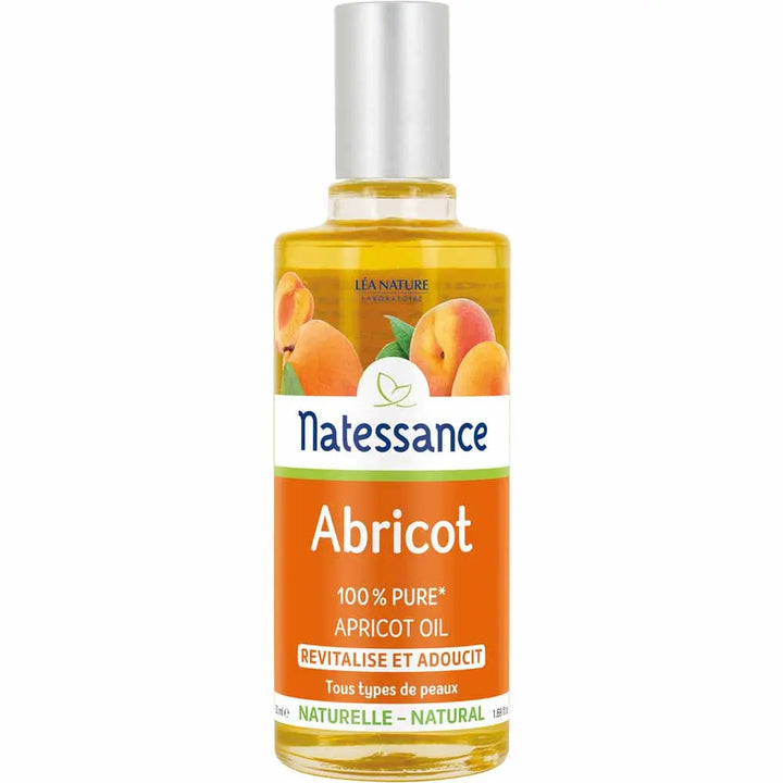 Natessance Apricot Oil 50ml (1.69 fl oz) with Natural Vitamin E