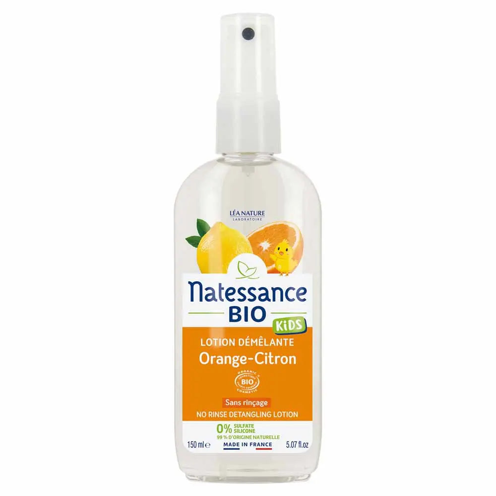 Natessance Kids No Rinse Detangling Spray Organic 150ml (5.07fl oz)