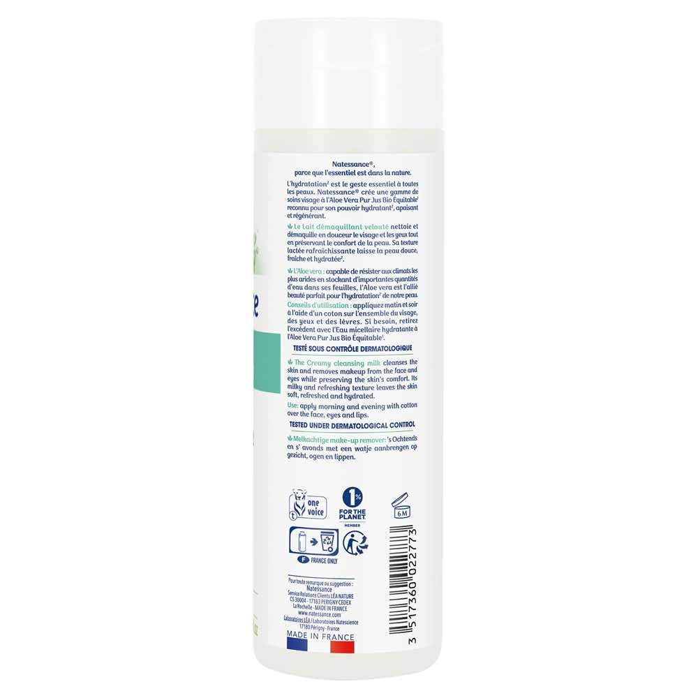 Natessance Organic Velvety Cleansing Milk 200ml (6.76fl oz)