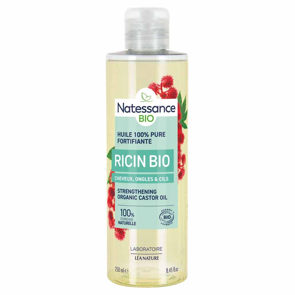 Natessance Castor Fair trade organic oil Pure Strengthens And Regenerates 250 ml (8.45fl oz)
