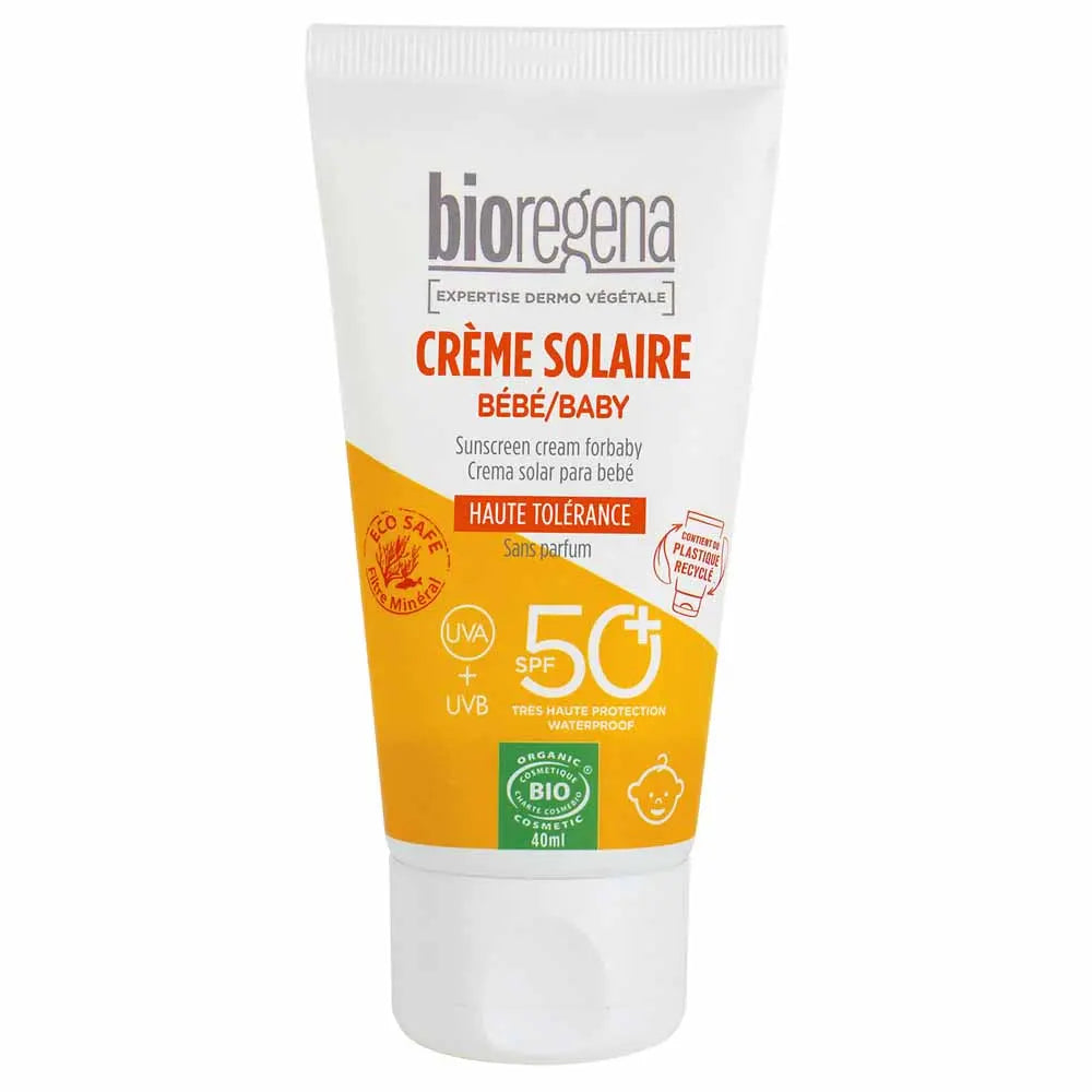 Bioregena SPF50+ Organic Fragrance-Free Sunscreen for Babies 40ml (2.07 fl oz)