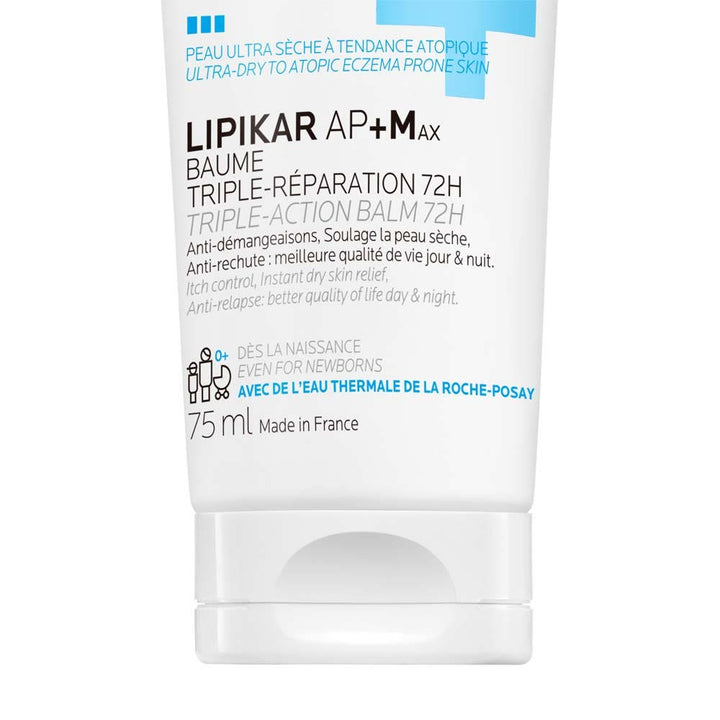La Roche-Posay Lipikar AP+ Max triple repair balm for ultra-dry, atopic-prone skin 75ml (2.54fl oz)