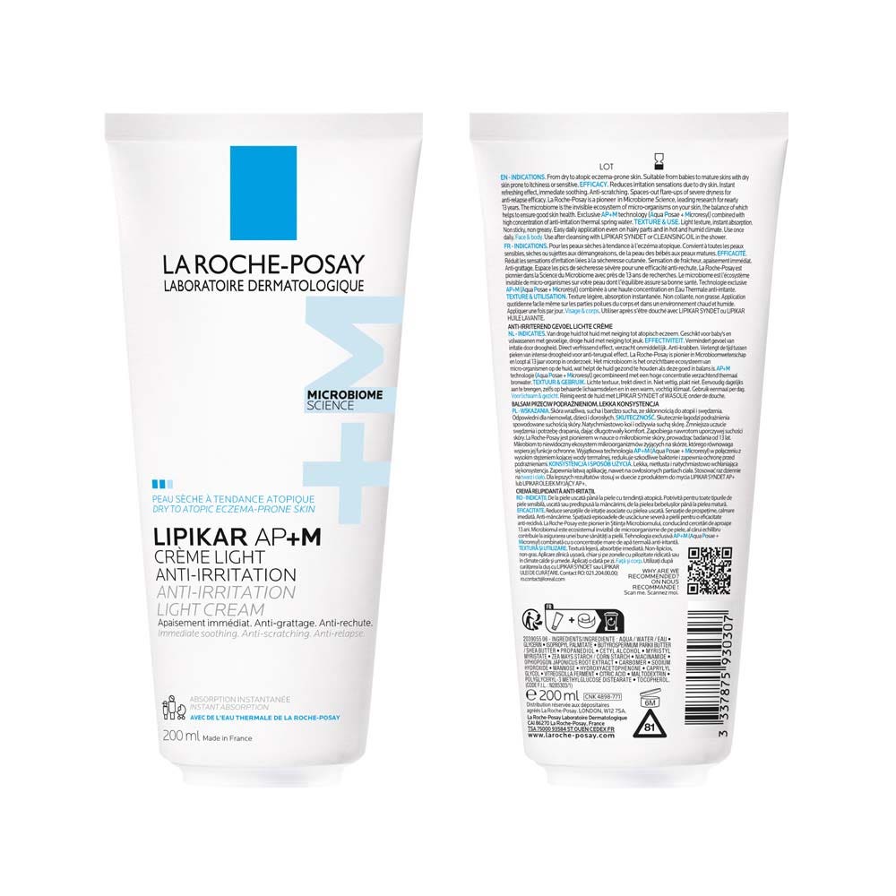 La Roche-Posay Lipikar AP+ Max relipidating triple repair cream for very dry, atopic-prone skin 60ml (2.03fl oz)