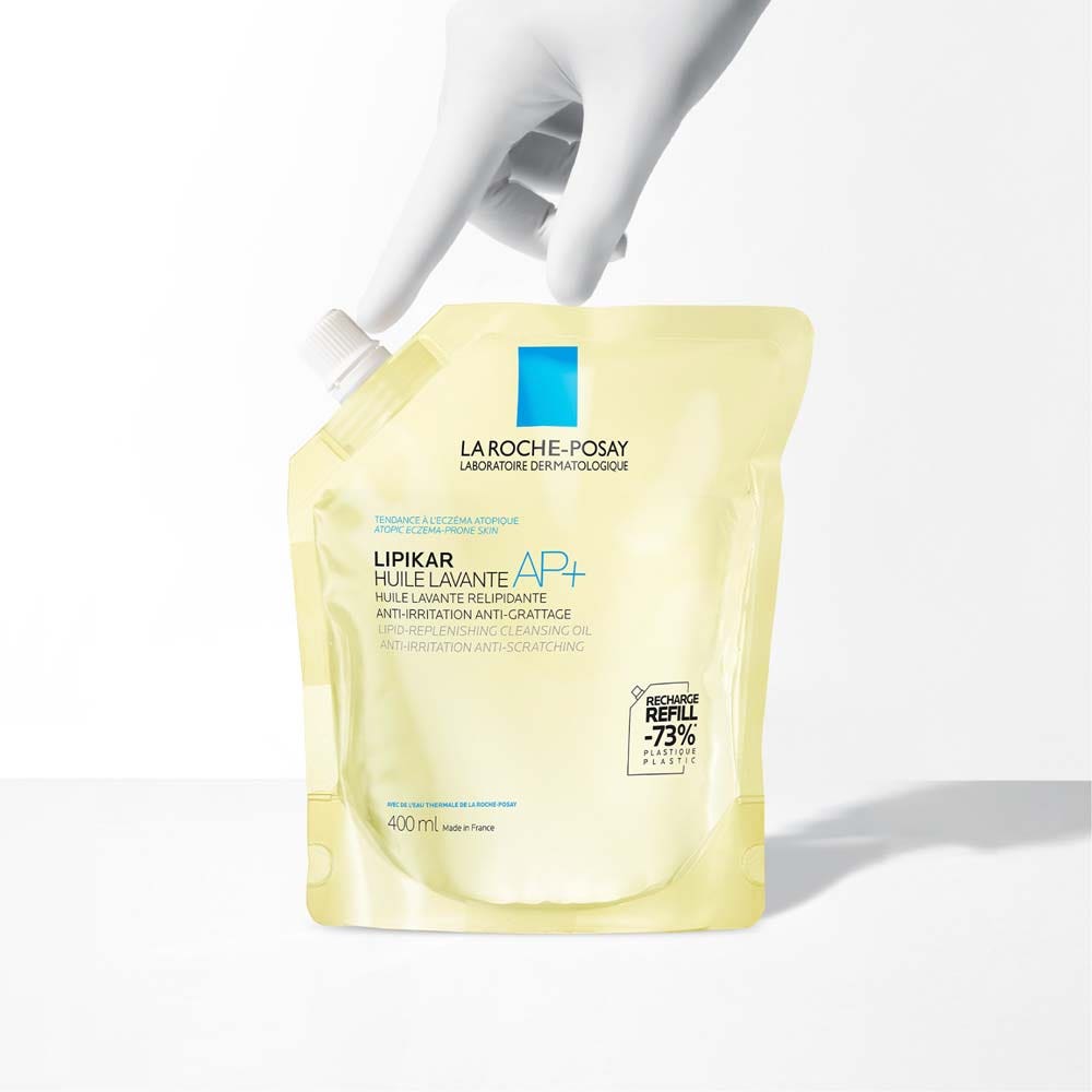 La Roche-Posay Lipikar Cleansing Oil for Atopic enzema skin Eco Refill AP+ 400ml (13.53fl oz)