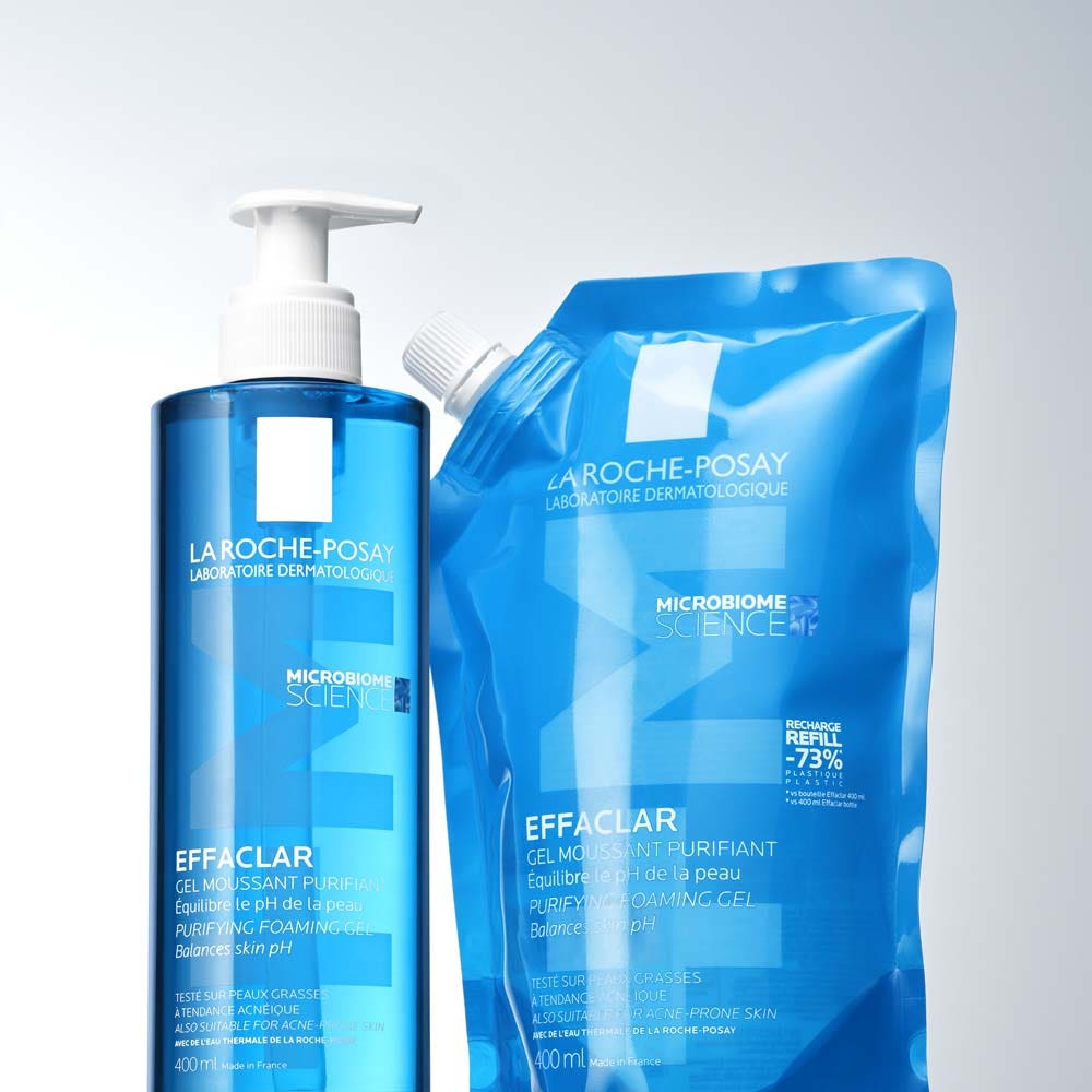 La Roche-Posay Effaclar Foaming EcoRefill gel oily, acne-prone skin 400ml (13.53fl oz)