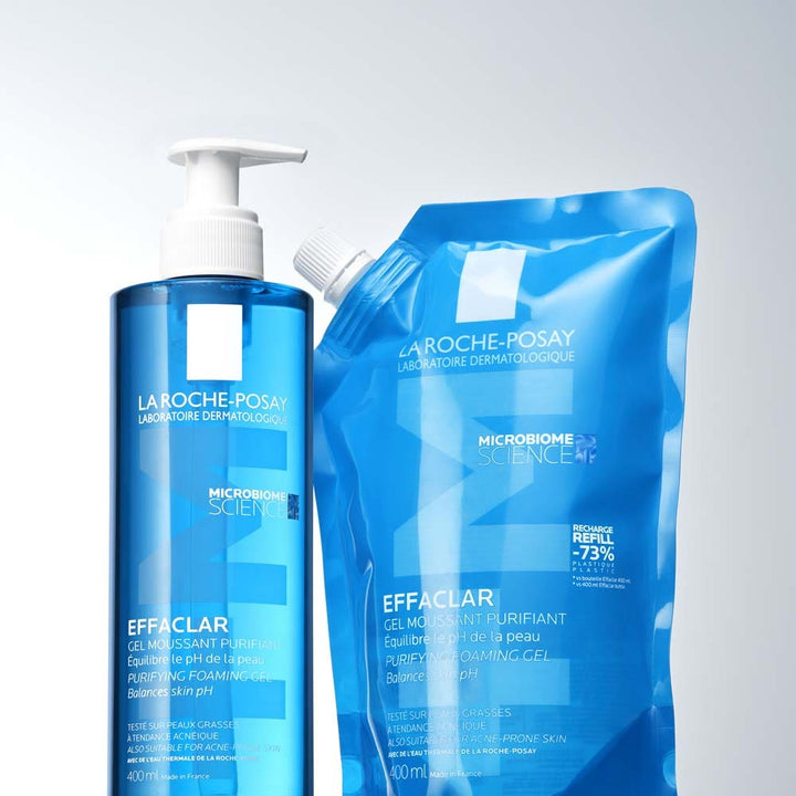La Roche-Posay Effaclar Foaming EcoRefill gel oily, acne-prone skin 400ml (13.53fl oz)
