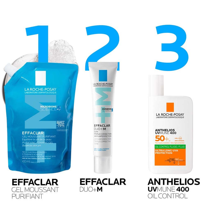 La Roche-Posay Effaclar Foaming EcoRefill gel oily, acne-prone skin 400ml (13.53fl oz)
