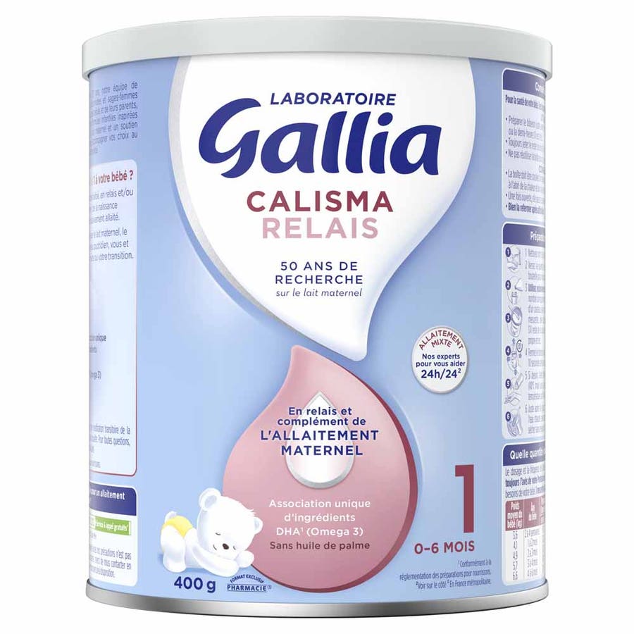 Gallia Calisma Follow-up milk powder from birth to 6 months 400g (14.11 oz)