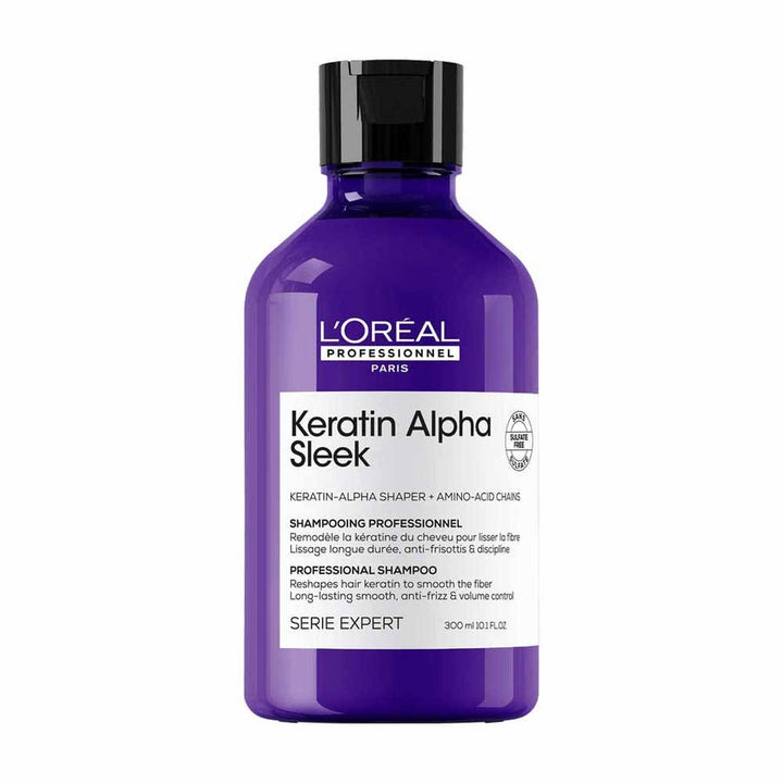 L'Oréal Professionnel Serie Expert Keratin Alpha Sleek Shampooing cheveux frisottants et indisciplinés 300ml