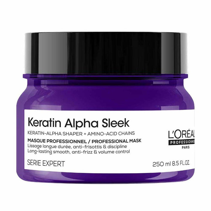 L'Oréal Professionnel Serie Expert Keratin Alpha Sleek Masque pour cheveux sujets aux frisottis et indisciplinés 250ml