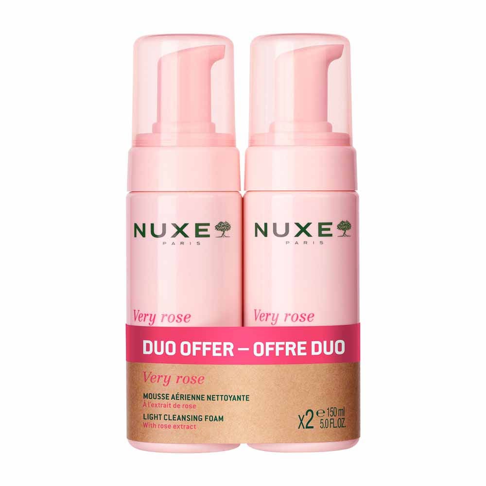 Nuxe Very rose Aerated cleansing foam 2 x 100ml (3.38fl oz)