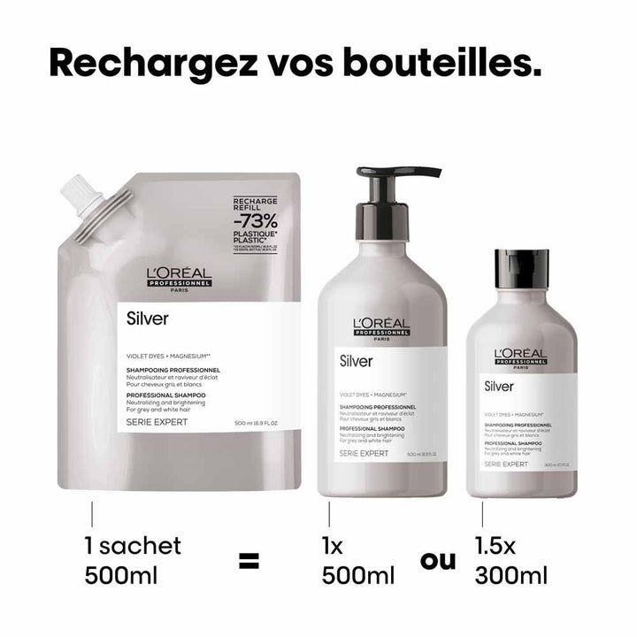 L'Oreal Professionnel Silver Whitening shampoo for grey and white hair