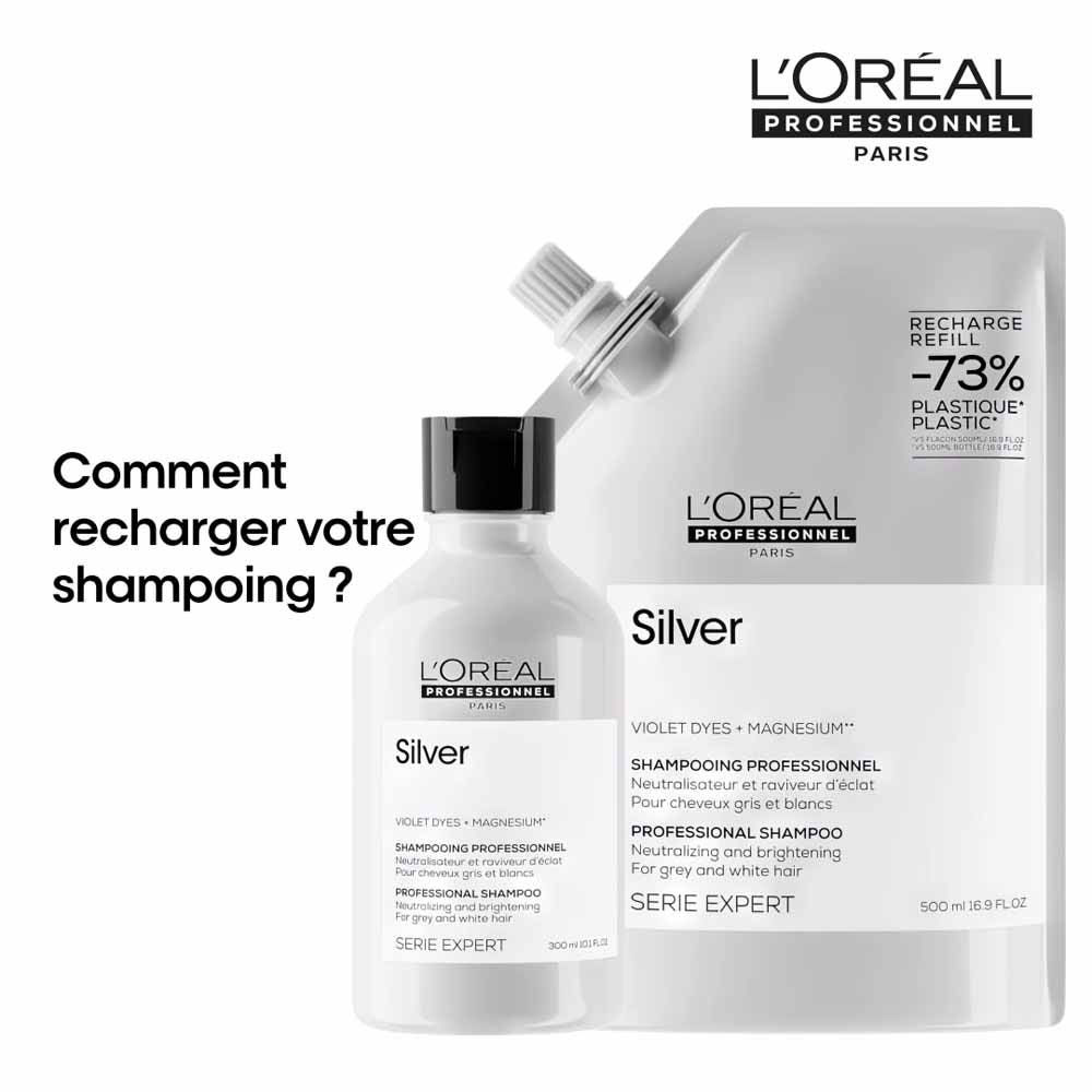 L'Oreal Professionnel Silver Whitening shampoo for grey and white hair