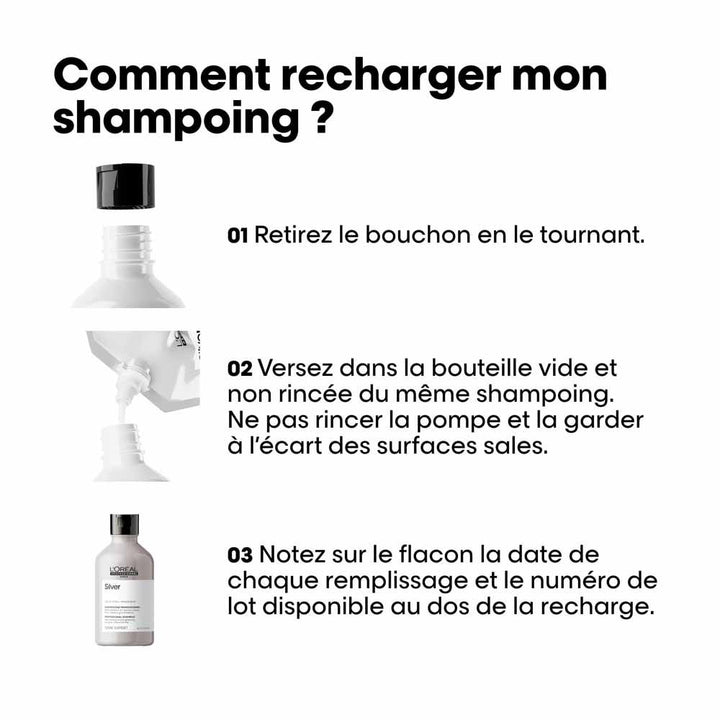 L'Oreal Professionnel Silver Whitening shampoo for grey and white hair