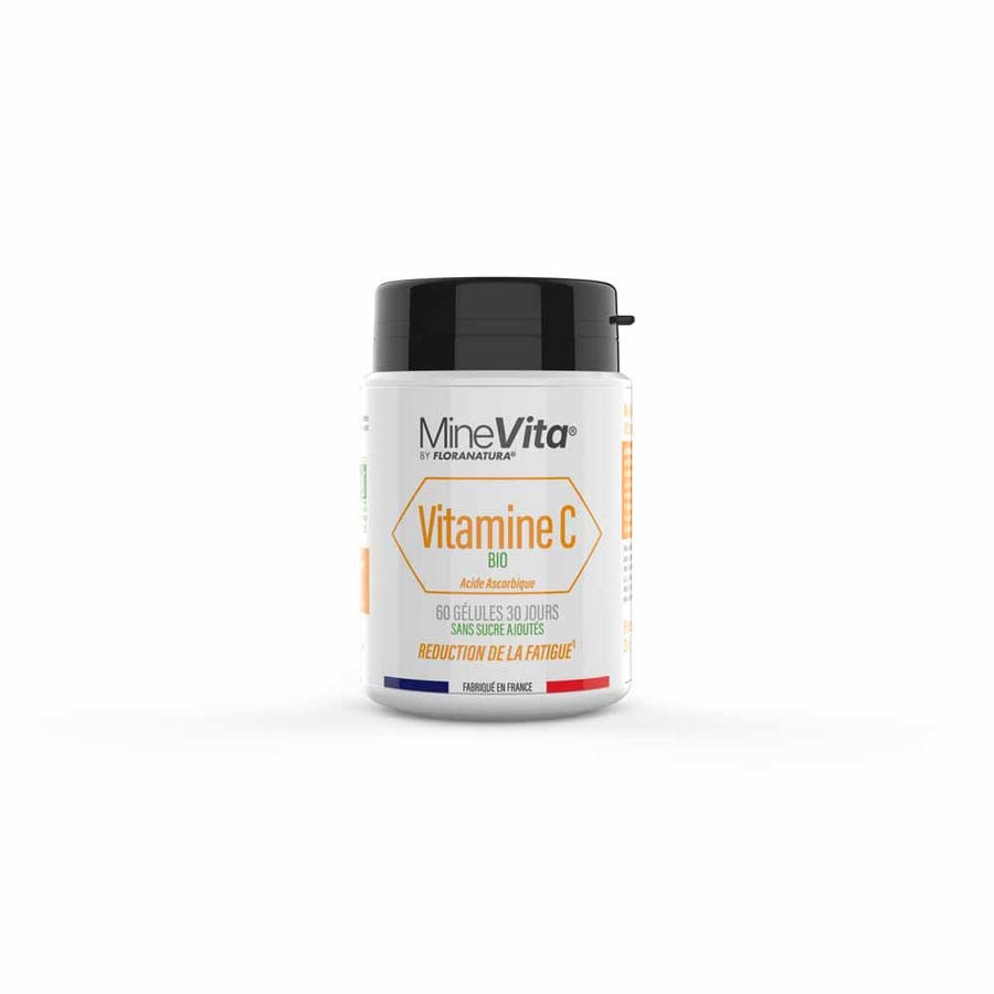 Flora Natura Minevita® Organic vitamin C 60 capsules