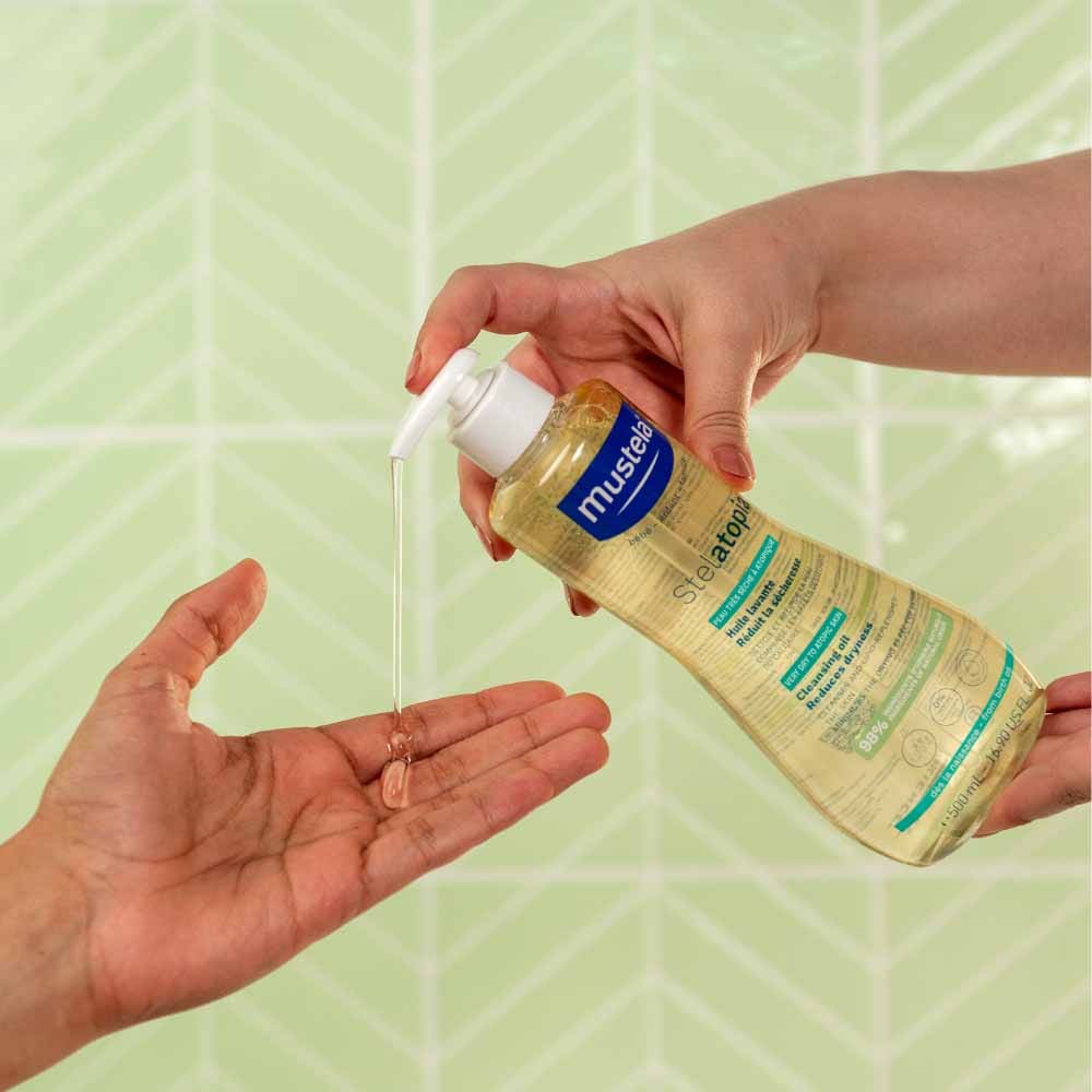 Mustela Stelatopia Cleansing Oil Anti Itching 500ml (16.90fl oz)